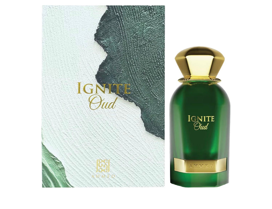 Oud fragrance by Ahmed Al Maghribi, lasting 12+ hours