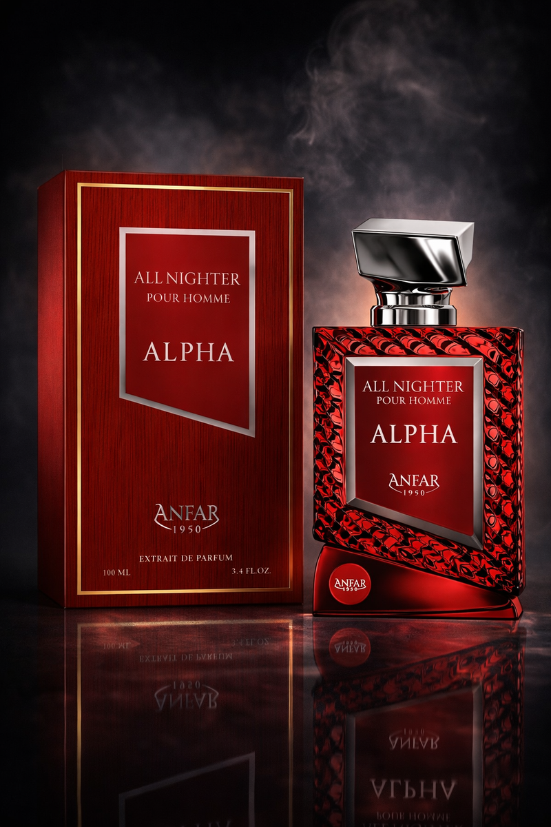 🔴 All Nighter Alpha by Anfar perfumes brand – Extrait de Parfum (100ml)