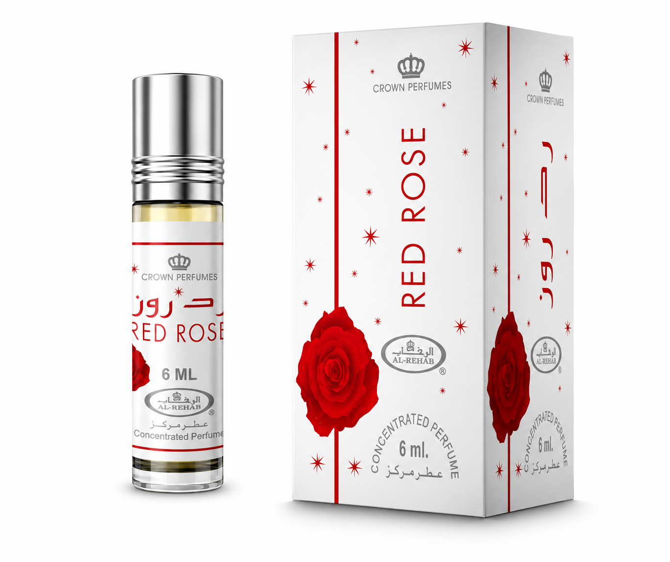 Red Rose Perfume Oil 6ml | Al Rehab