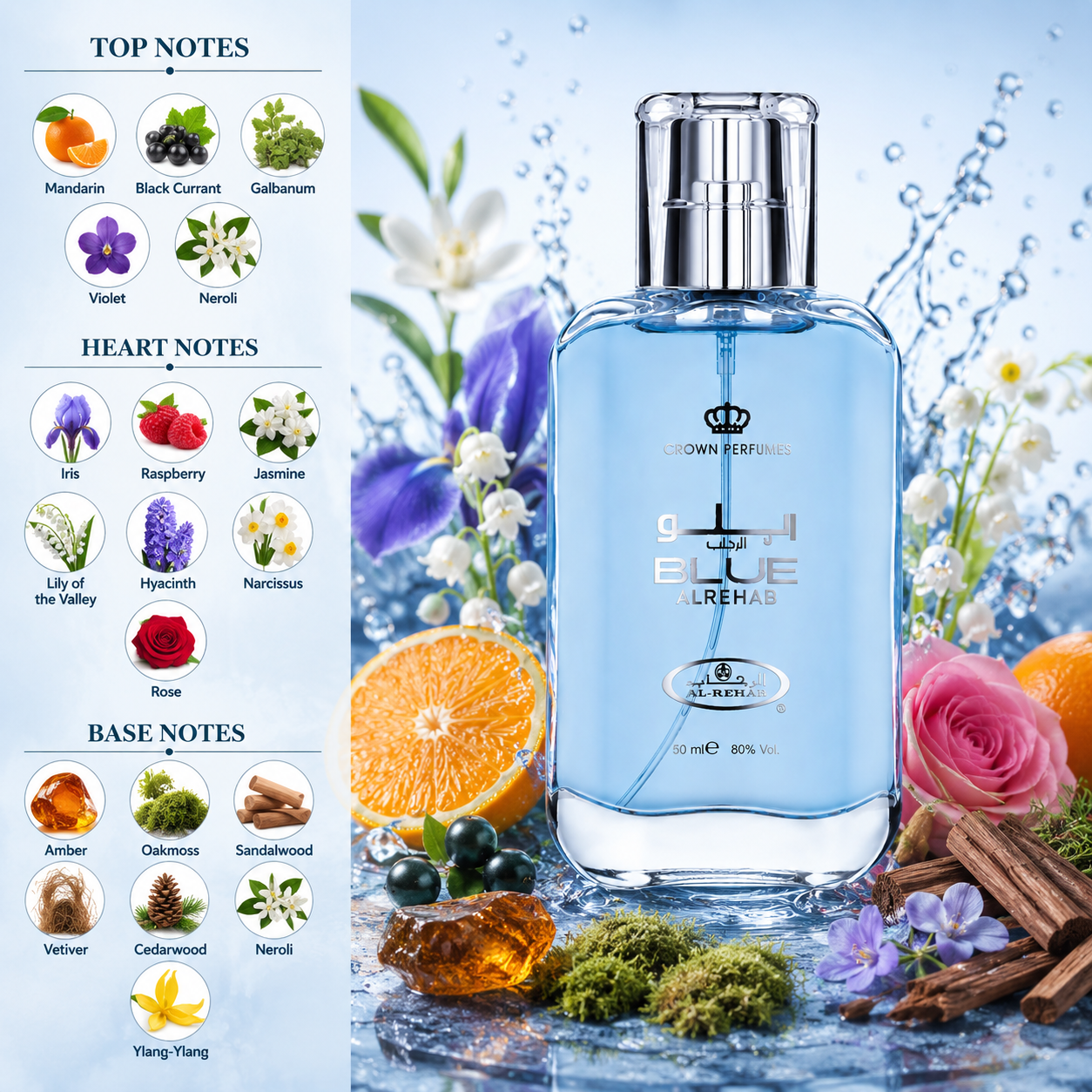 Al Rehab Blue EDP Spray 50ml